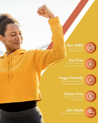 Organic Turmeric & Ginger Capsules - Turmeric Curcumin with Ginger & BioPerine, 95% Curcuminoids - Joint, Digestion, Immunity Support, Black Pepper Extract for Increased Absorption - Maple Wellness Supplements