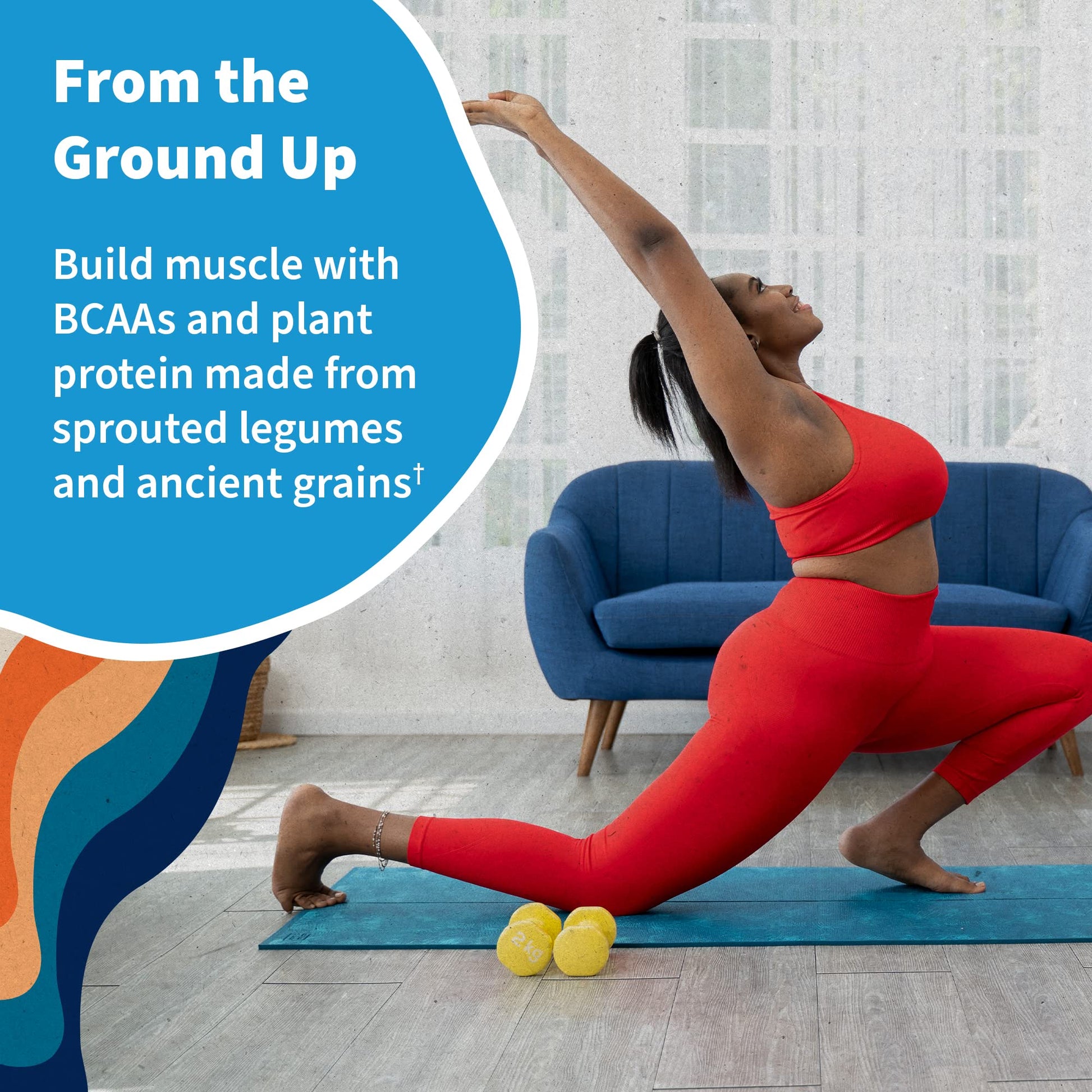 Organic Vegan Vanilla Protein Powder - Garden of Life – 22g Complete Plant Based Raw - Maple Wellness Supplements