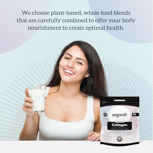 Organifi Collagen Powder - Fuller Hair, Stronger Nails, and Radiant Skin - Replenish - Maple Wellness Supplements