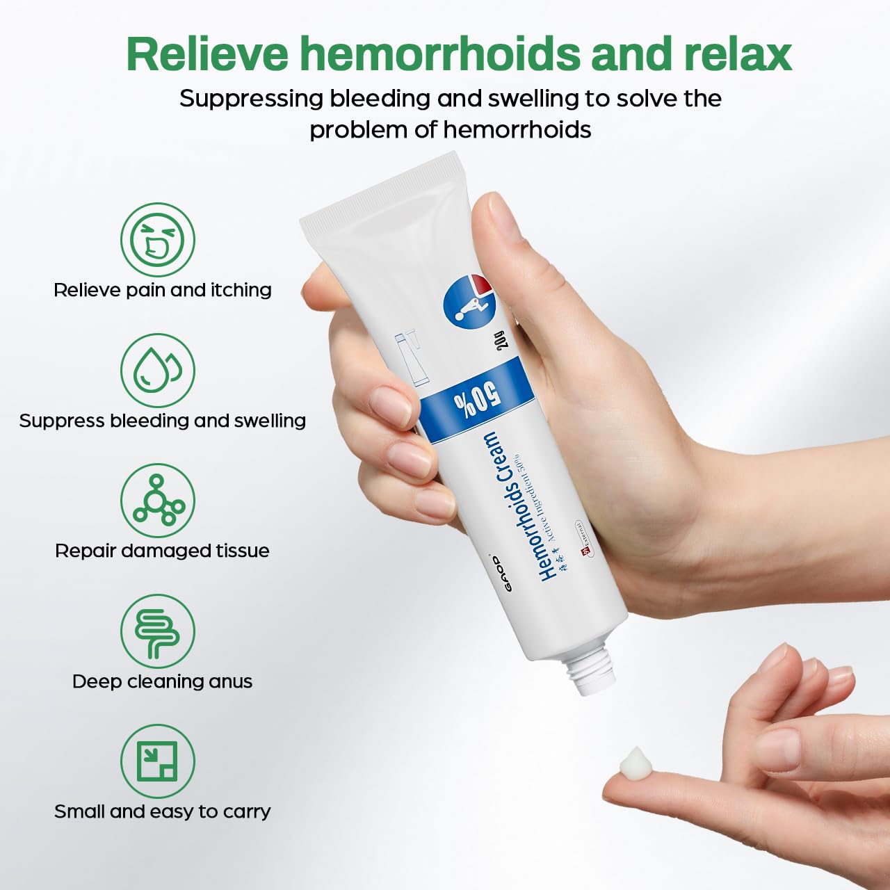 ortamiz Hemorrhoid Cream, Fissure Ointment Body Care Cream Helps to Relieve Pain&Reduce Burning for Men and Women (1pcs) - Maple Wellness Supplements