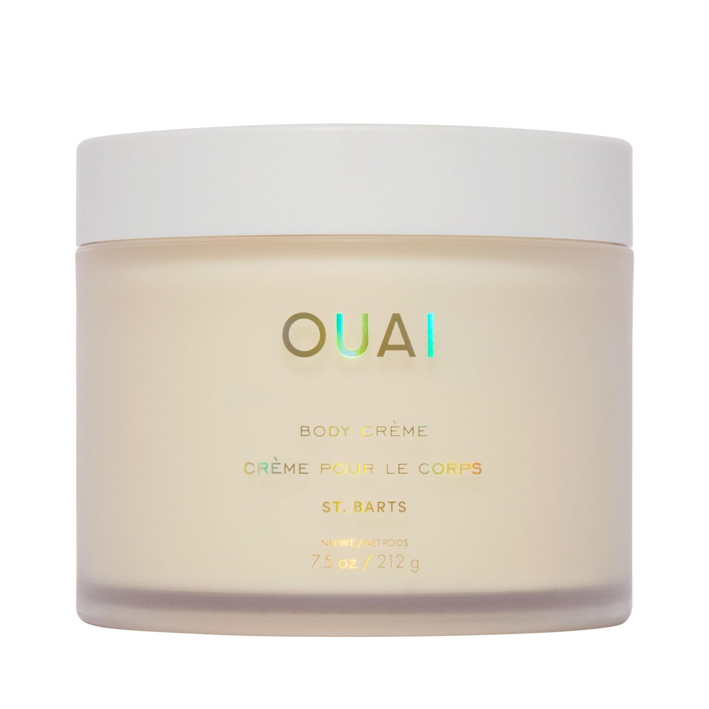 OUAI Body Cream, St. Barts - Hydrating Whipped Body Cream with Cupuaçu Butter, Coconut Oil and Squalane - Softens Skin and Delivers Healthy-Looking Glow - Sulfate-Free Skin Care (7.5 Oz) - Maple Wellness Supplements