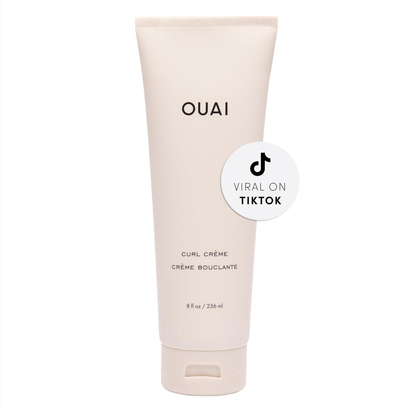 OUAI Curl Cream - Curl Defining Cream with Chia & Linseed Oil - Enhances Definition, Hydration & Shine - Tames Frizz & Protects from Humidity - Silicone-Free Curly Hair Products for Women (8 oz) - Maple Wellness Supplements