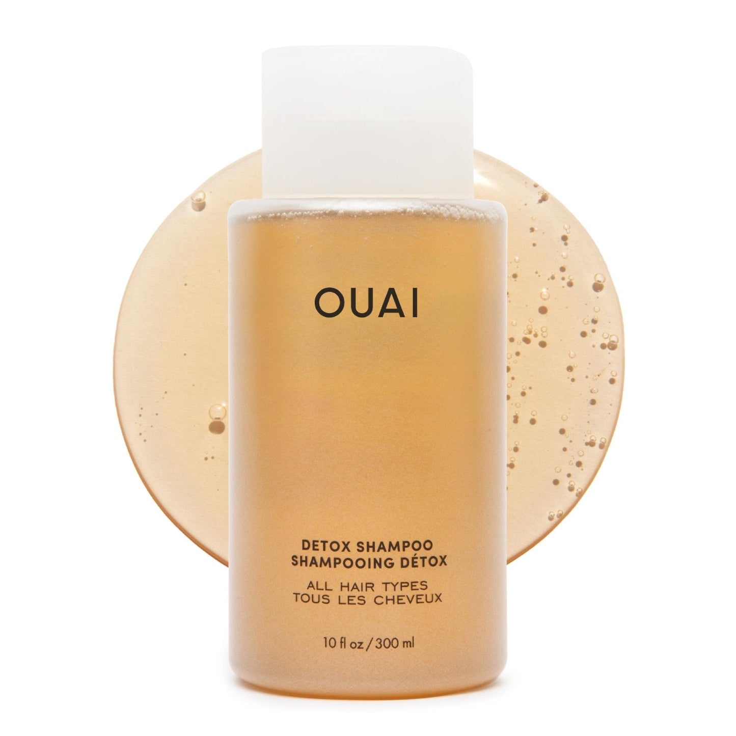 OUAI Detox Shampoo - Clarifying Shampoo for Build Up, Dirt, Oil, Product and Hard Water - Apple Cider Vinegar & Keratin for Clean, Refreshed Hair - Sulfate-Free Hair Care (10 oz) - Maple Wellness Supplements