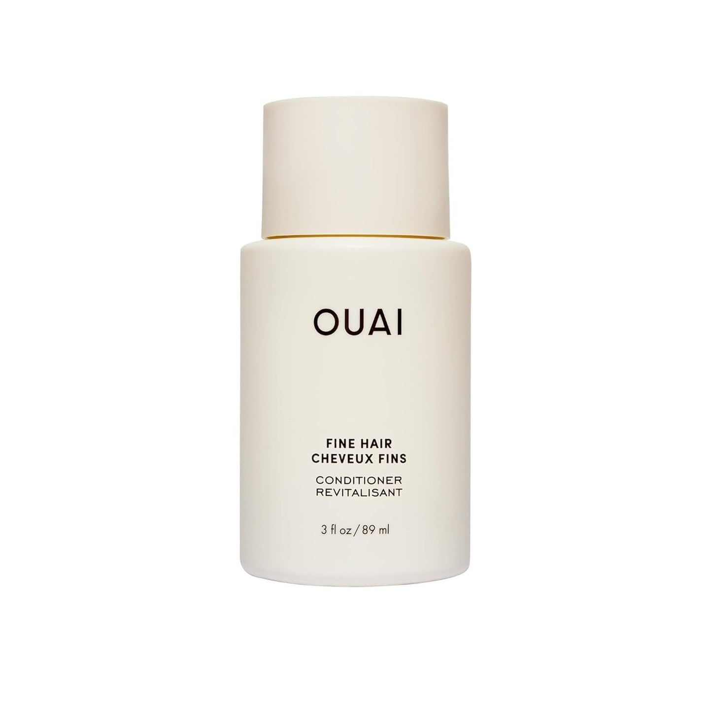 OUAI Fine Hair Conditioner Travel Size - Volumizing Conditioner for Fine Hair with Keratin, Biotin & Chia Seed Oil - Adds Softness, Bounce & Volume - Free from Parabens, Sulfates & Phthalates (3 Oz) - Maple Wellness Supplements