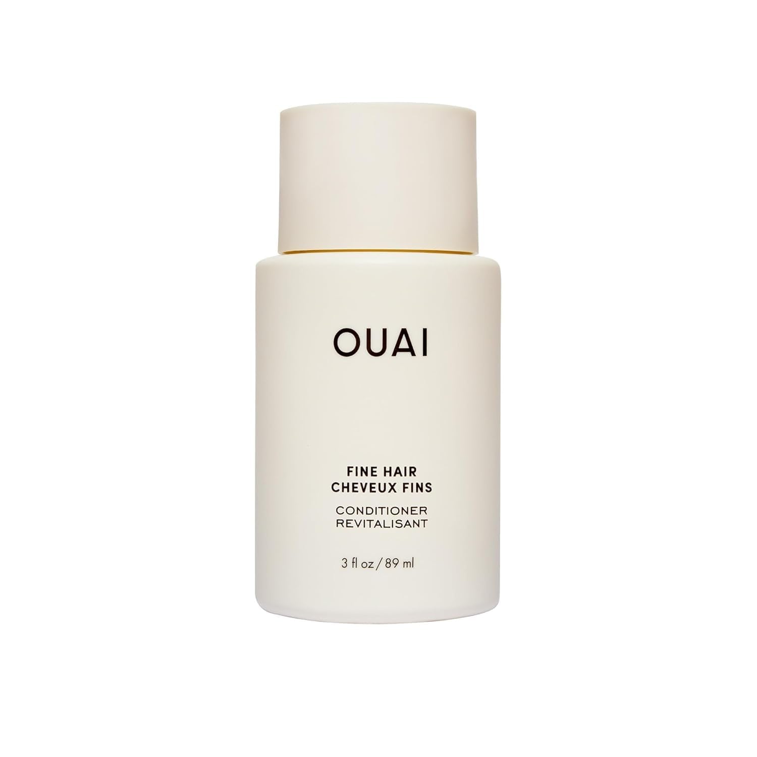 OUAI Fine Hair Conditioner Travel Size - Volumizing Conditioner for Fine Hair with Keratin, Biotin & Chia Seed Oil - Adds Softness, Bounce & Volume - Free from Parabens, Sulfates & Phthalates (3 Oz) - Maple Wellness Supplements