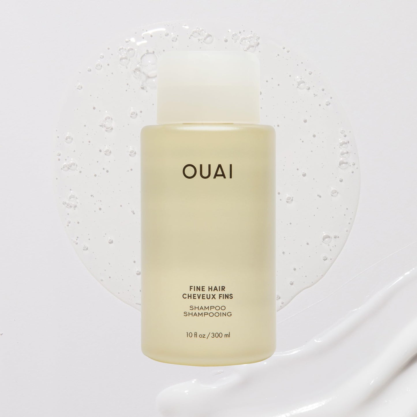 OUAI Fine Shampoo Travel Size - Volumizing Shampoo with Strengthening Keratin, Biotin & Chia Seed Oil for Fine Hair - For Clean, Weightless Body - Paraben, Phthalate & Sulfate Free Hair Care (3 Fl Oz) - Maple Wellness Supplements