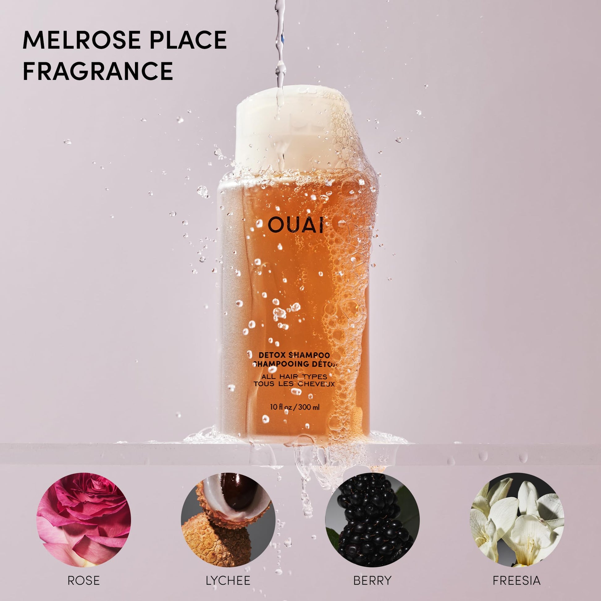 OUAI Hair Care Set - Clarifying Shampoo & Exfoliating Scalp Scrub - Deep Cleansing & Balancing - Hair Care Kit with Detox Shampoo & Travel Size Sugar Scrub for Scalp (2 Count) - Maple Wellness Supplements
