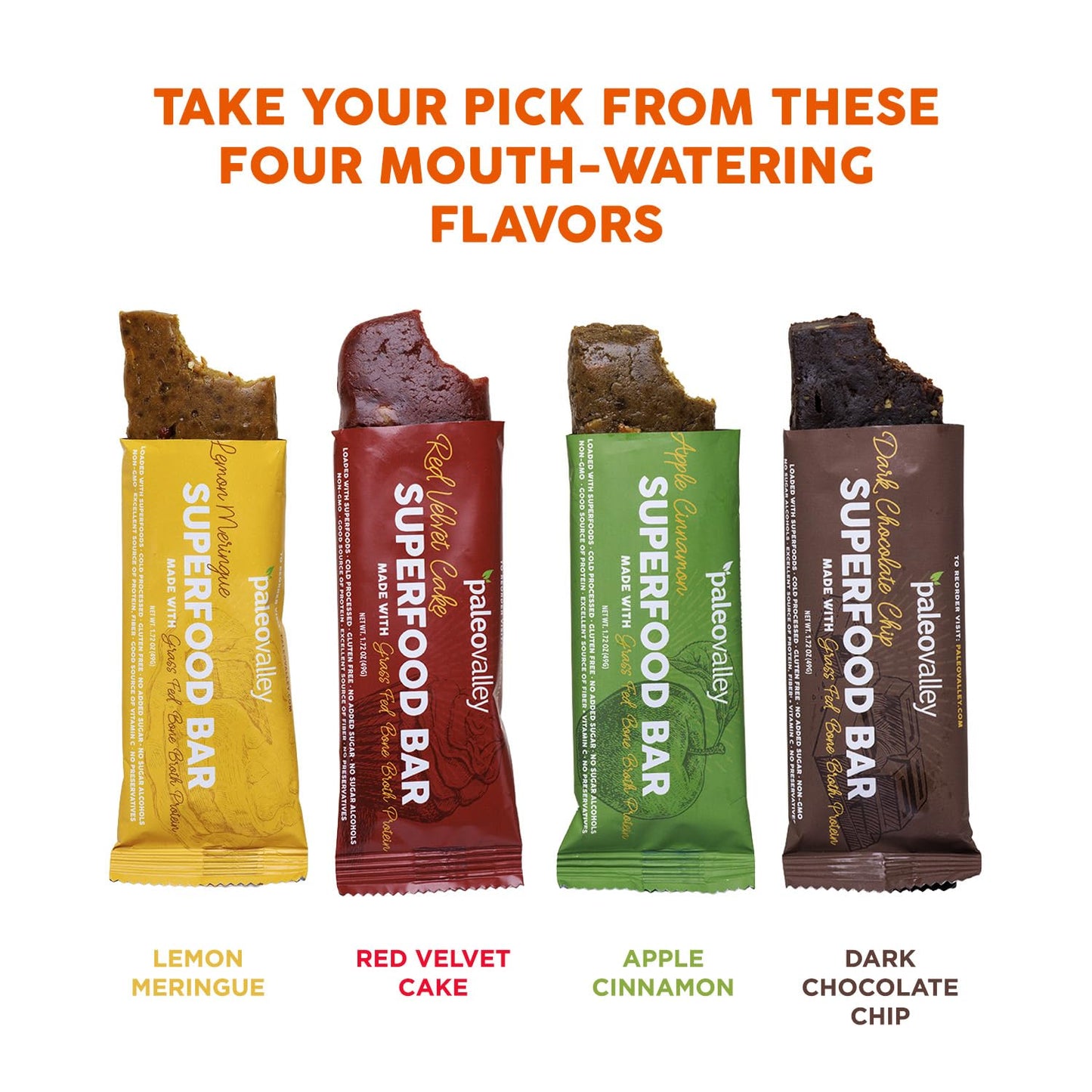 Paleovalley Superfood Bars – Lemon Meringue– 10 Pack – 9g Protein per Bar – Gluten-Free, Grain-Free, Paleo, Non-GMO – On-the-Go Snack - Maple Wellness Supplements