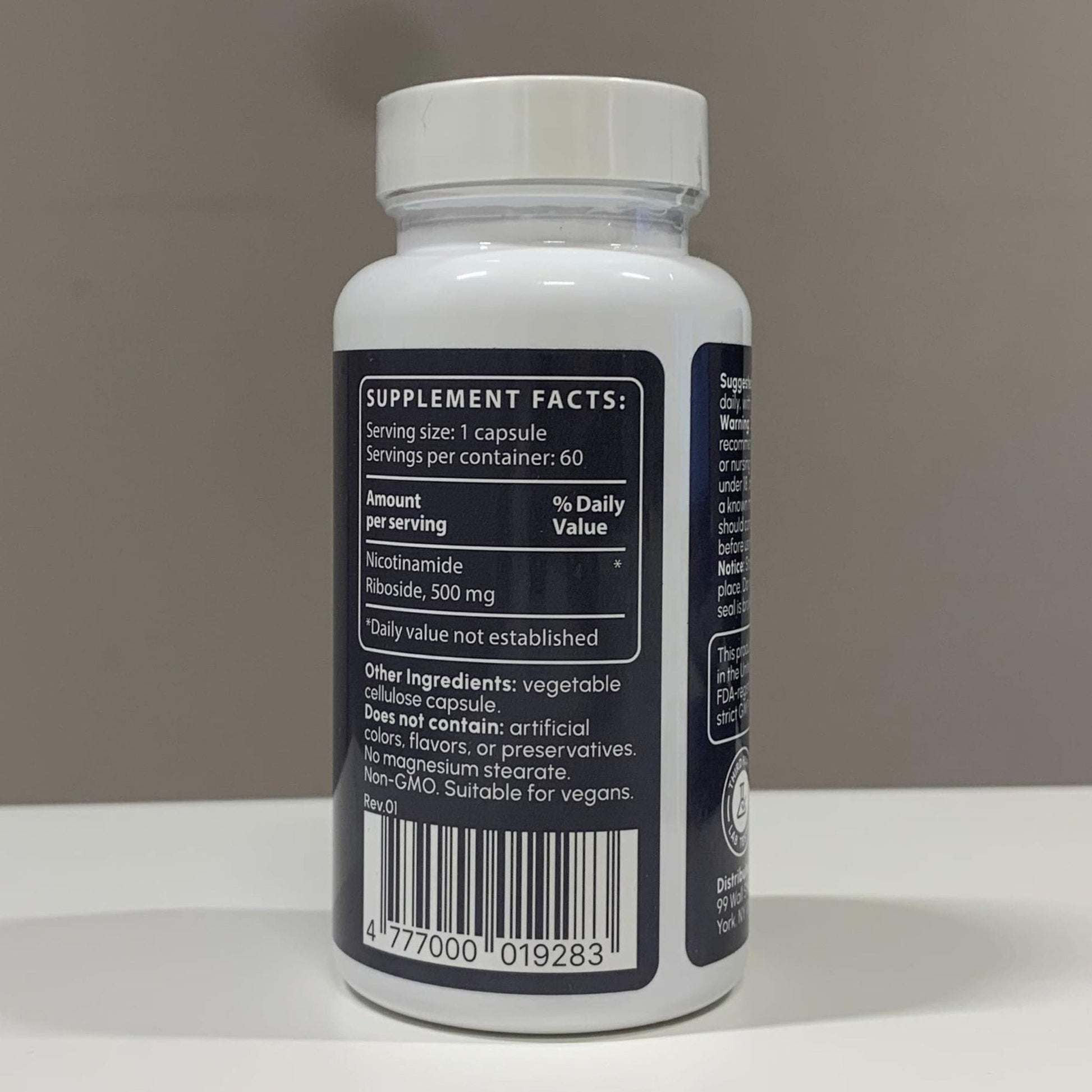partiQlar Nicotinamide Riboside (NR) 500mg – NR Supplement for Cellular Health, Anti-Aging, Energy & Metabolism Support – 2-Month Supply (60 Capsules) - Maple Wellness Supplements