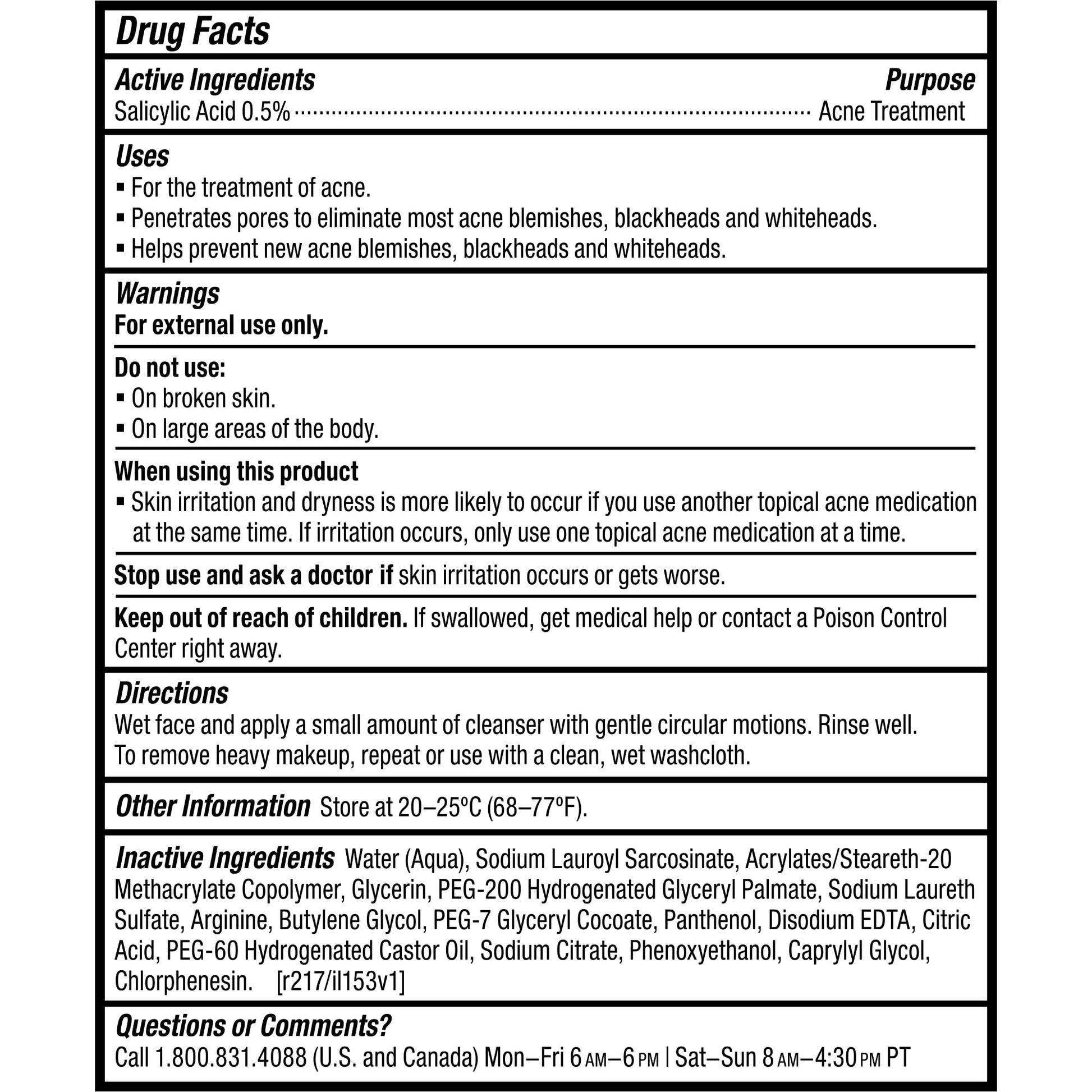 Paula's Choice CLEAR Pore Normalizing Facial Cleanser, Acne Daily Face Wash, Salicylic Acid Face Cleanser for Clogged & Enlarged Pores - Maple Wellness Supplements