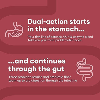 Physician's CHOICE Digestive Enzymes - Multi Enzymes, Organic Prebiotics & Probiotics - Maple Wellness Supplements