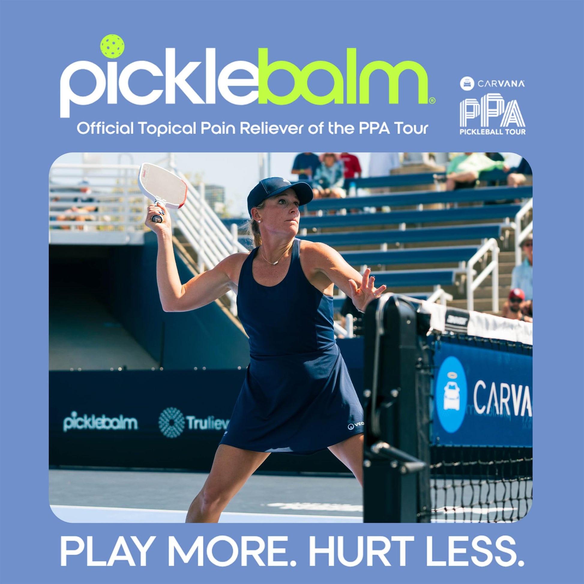 PickleBalm Pickleball In-Game Muscle Pain Relief Balm Stick with 4% Lidocaine, Arnica, Menthol, Cucumber Seed Extract for Shoulders, Knees, Wrists, and More, 1oz Stick - Maple Wellness Supplements
