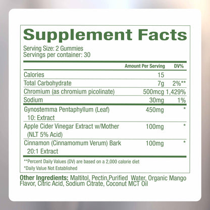 Plant People WonderBurn Metabolism & Cravings Control Gummies, Zero Sugar, Ripe Mango Flavor (60 Count) - Maple Wellness Supplements