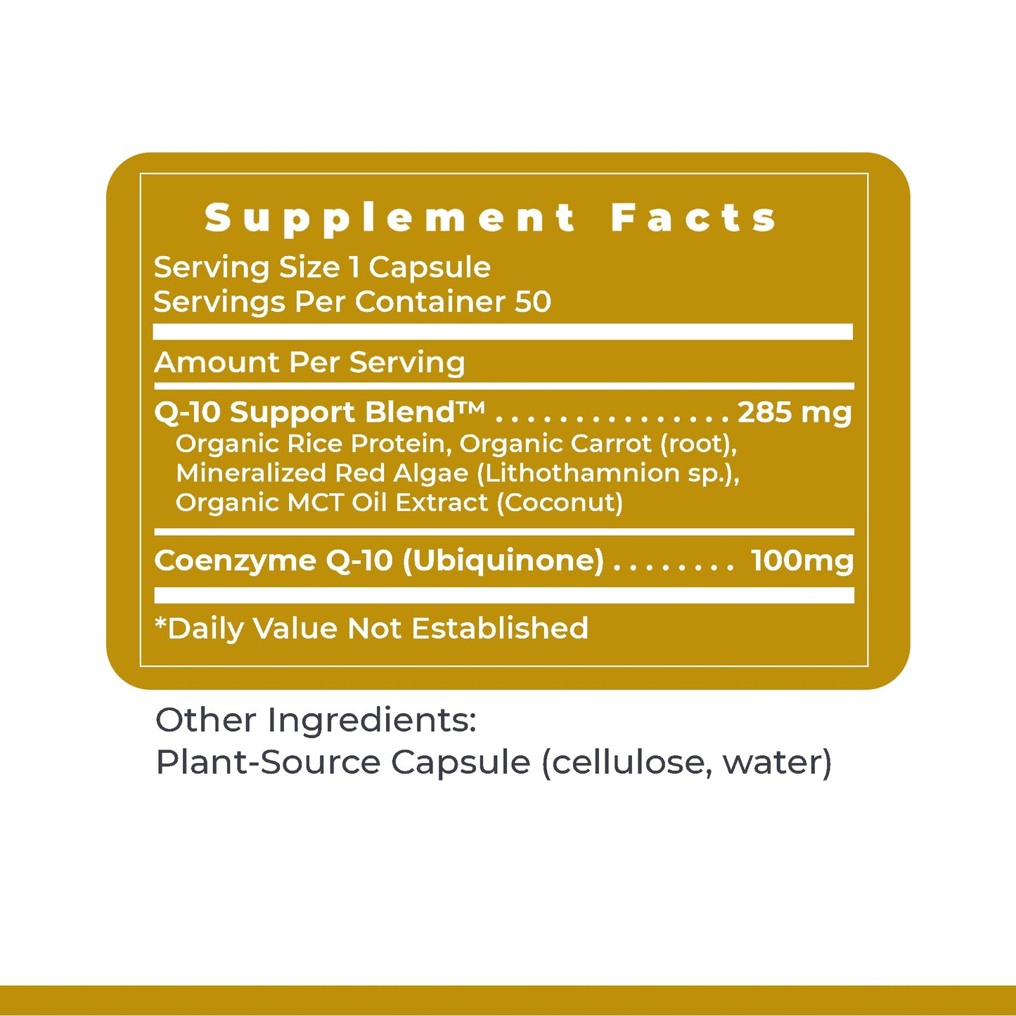 Premier Research Labs CoQ10 - Coenzyme Q10, Co Q 10 Supplement, 100mg Capsules, Ubiquinol Co Enzyme Q-10 with Red Algae & MCT Oil - 60 Vegetarian Capsules - Maple Wellness Supplements