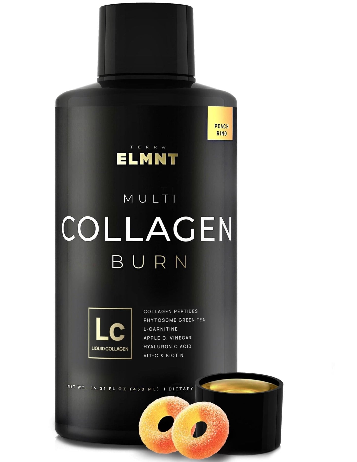 Premium Liquid Collagen for Women Weight Loss & Beauty w. Hyaluronic Acid, Biotin, L-Carnitine, Apple C Vinegar - Ultra Pure Multi Collagen Protein Shots Drink - Maple Wellness Supplements