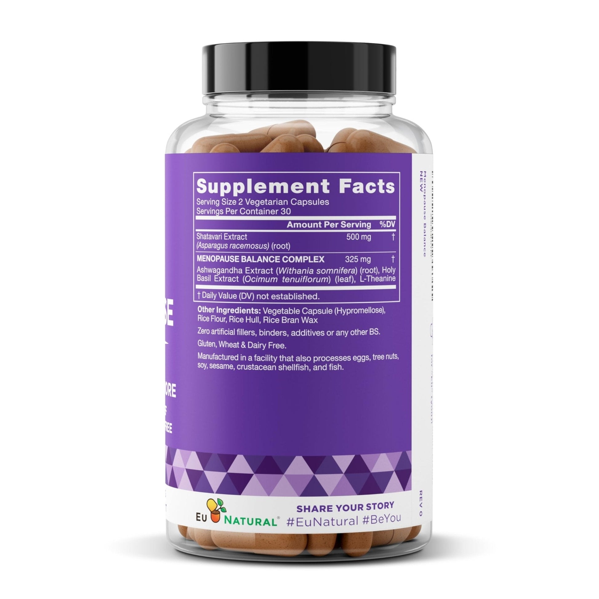Premium Menopause Supplement for Women – Menopause Balance with Shatavari, Ashwagandha, L-Theanine & Holy Basil – Holistic Multi-Symptom Menopause Support & Hot Flash Relief – 60 Vegetarian Capsules - Maple Wellness Supplements