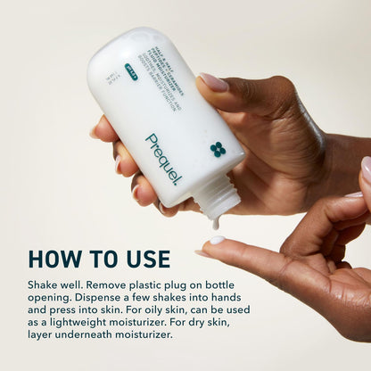 Prequel Skin Half and Half Fluid Moisturizer Face Cream. Lightweight Ceramide Peptide Lotion for All Skin Types - Maple Wellness Supplements
