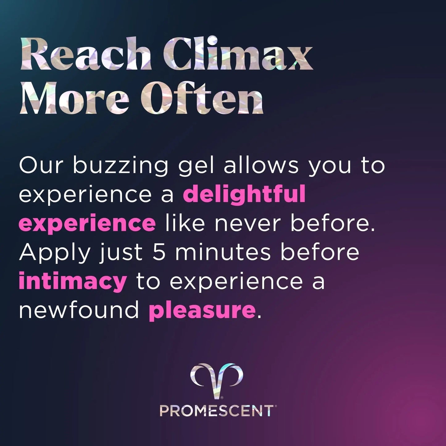 Promescent Buzzing Gel for Women – Arousal Enhancing Intimate Lubricant, Non-Sticky & Long-Lasting, Personal Lube for Increased Heightened Feeling, 75 Uses (15ml) - Maple Wellness Supplements