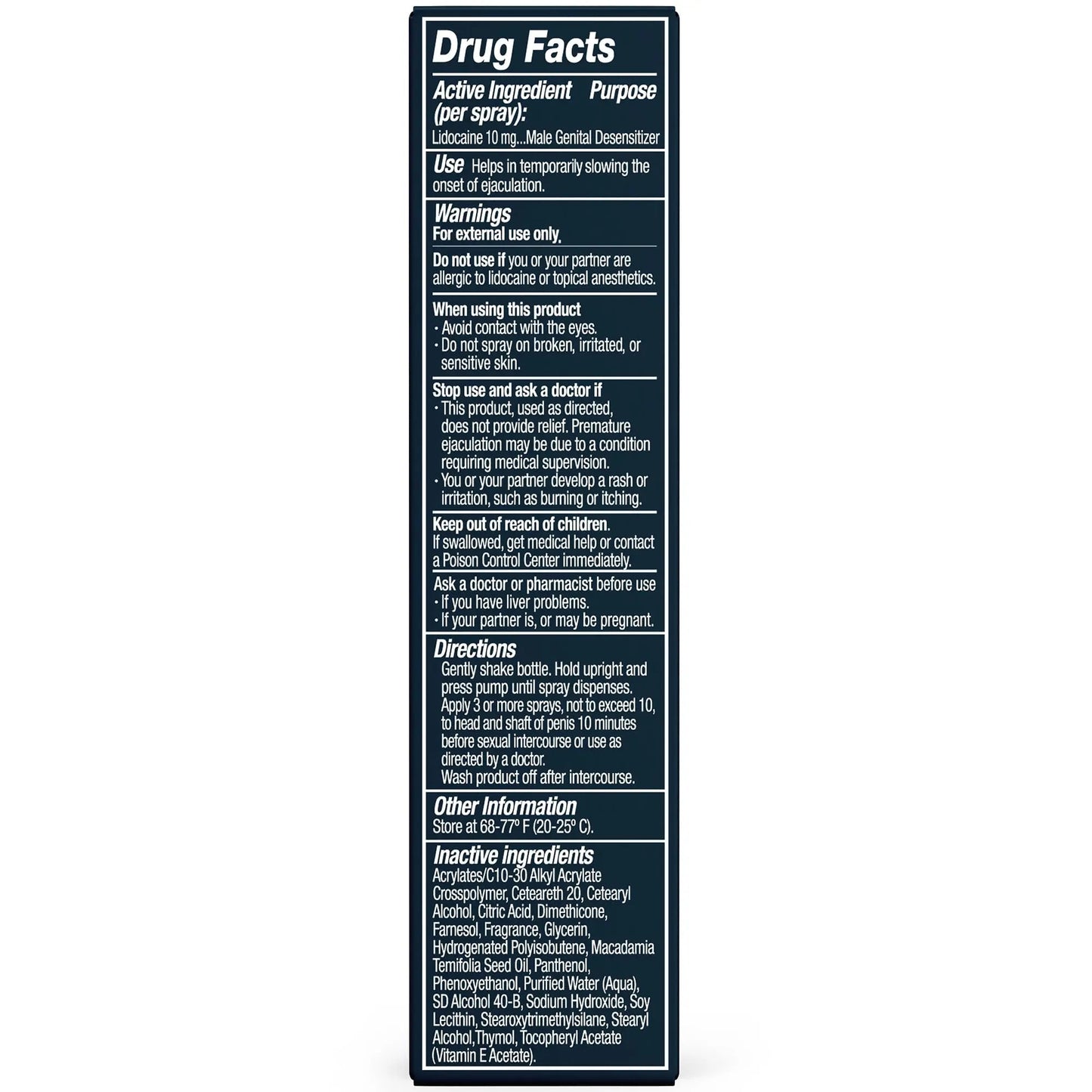 Promescent Desensitizing Delay Spray for Men Clinically Proven to Help You Last Longer in Bed - Better Maximized Sensation + Prolong Climax for Him, 2.6 ml - Maple Wellness Supplements