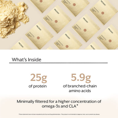 Promix Whey Protein Powder, Vanilla - 5lb Bulk - Grass-Fed & 100% All Natural - Maple Wellness Supplements