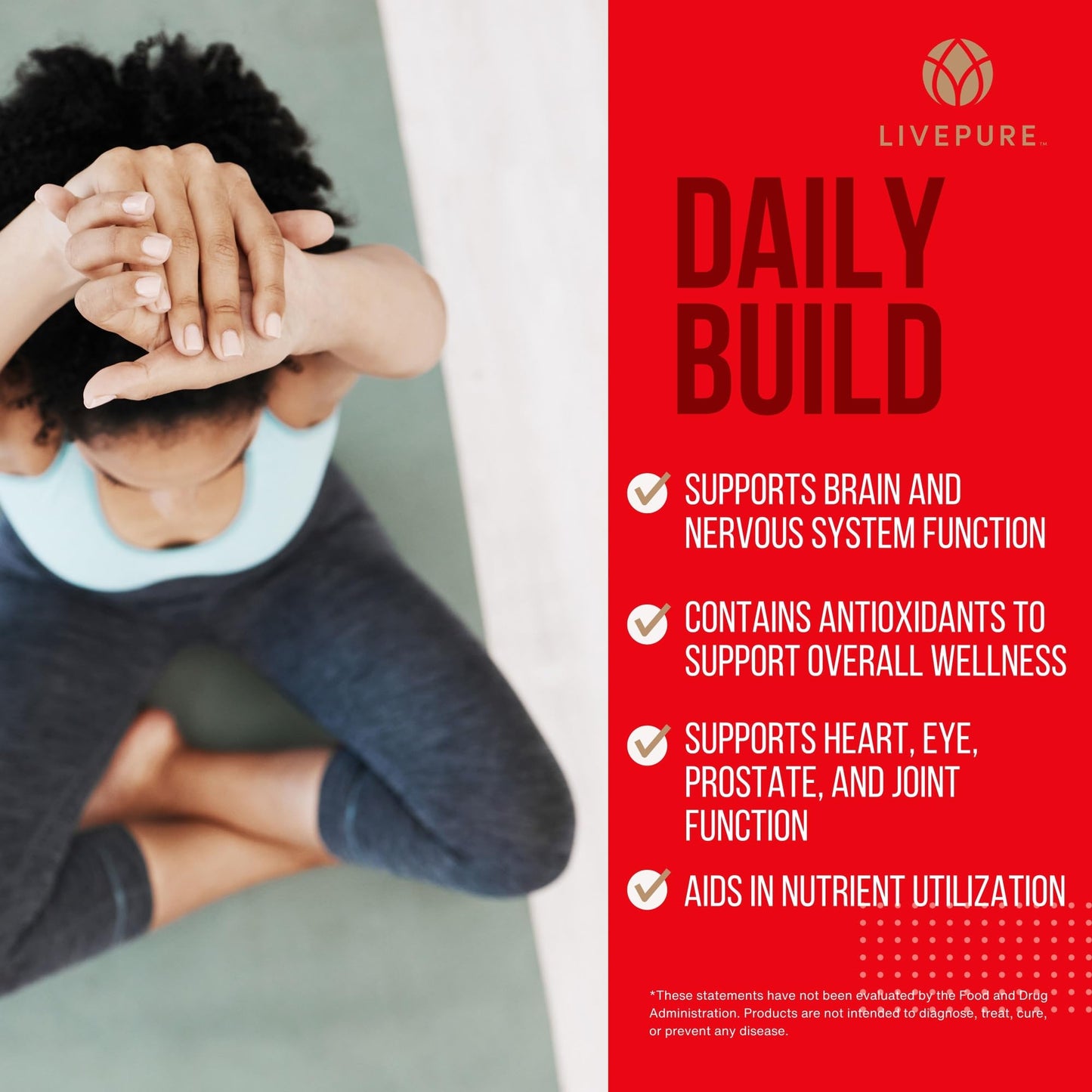 PURE Daily Build | 120 Capsules | Advanced Multivitamin Supplement | Enhanced with Essential Vitamins, Minerals - Maple Wellness Supplements