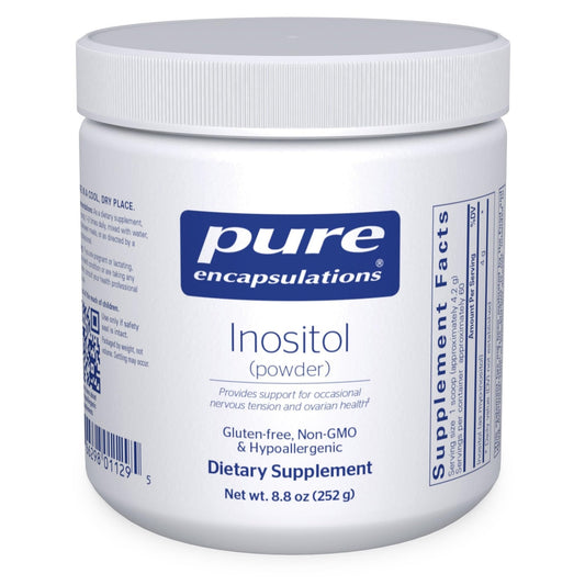 Pure Encapsulations Inositol (Powder) - Supplement to Support Energy, Nervous System & Ovarian Function* - with Myo-Inositol - 8.8 Ounces - Maple Wellness Supplements
