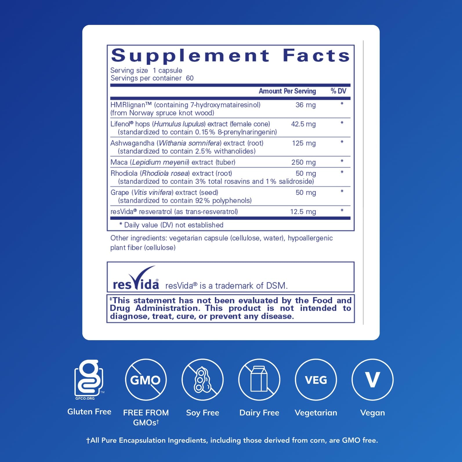 Pure Encapsulations MenoVive | Broad | Range Support for Menopausal Health and Comfort* | 60 Capsules - Maple Wellness Supplements