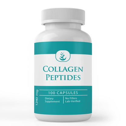 Pure Original Ingredients Collagen Peptide, (100 Capsules) Pure, No Additives Or Fillers, Lab Verified - Maple Wellness Supplements
