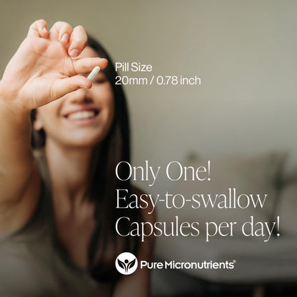 Pure Zinc Supplement 25mg - TRAACS Bisglycinate Chelate - 120 Capsules for Immune Support, Skin Health & Energy - for Men & Women - Maple Wellness Supplements