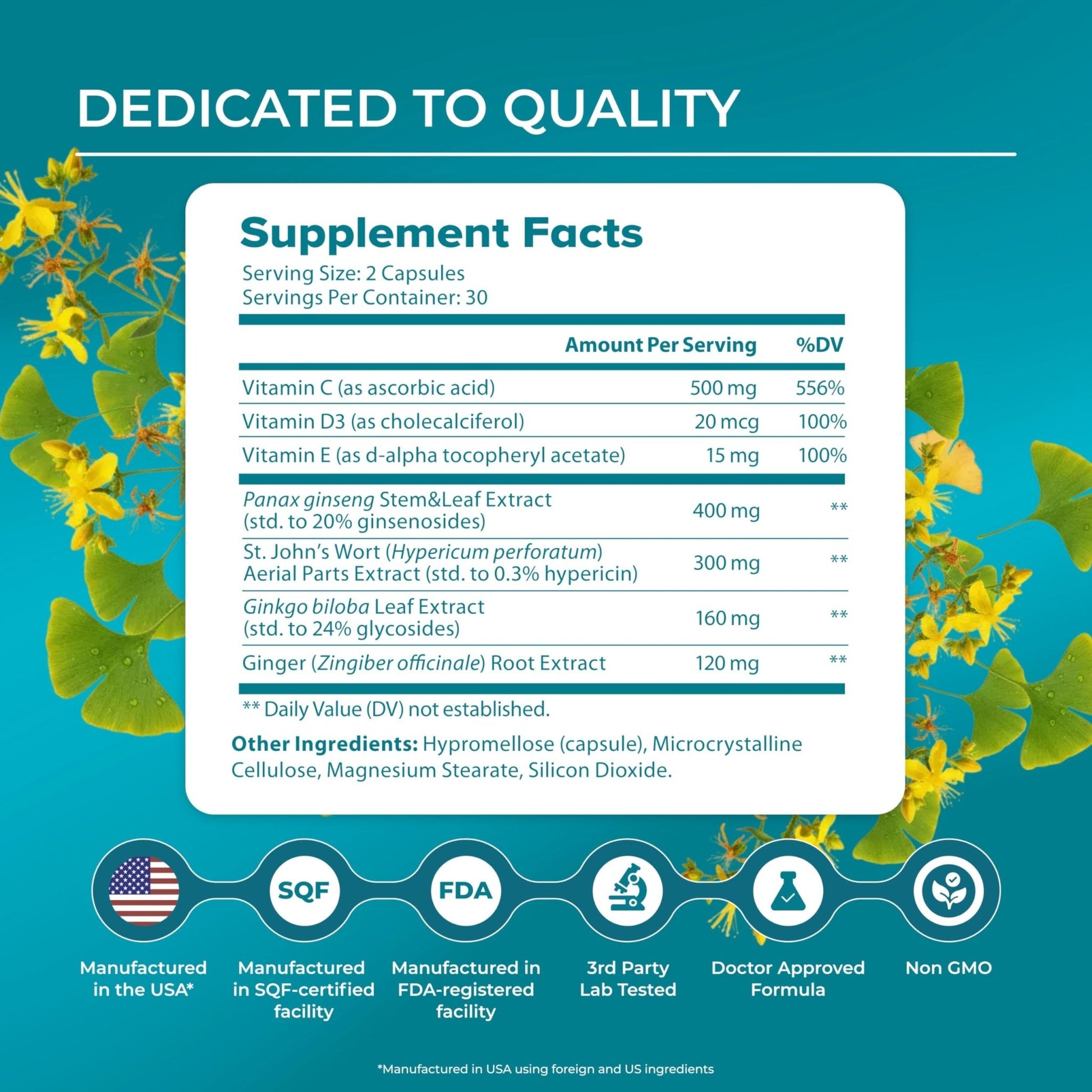 PUREHEALTH RESEARCH BreatheCore - Lung Detox for Smokers - Lung Cleanse & Support Supplement for Women & Men - Ginger Root, Ginkgo Biloba, St Johns Wort, Panax Ginseng & More - 60 Capsules - Maple Wellness Supplements