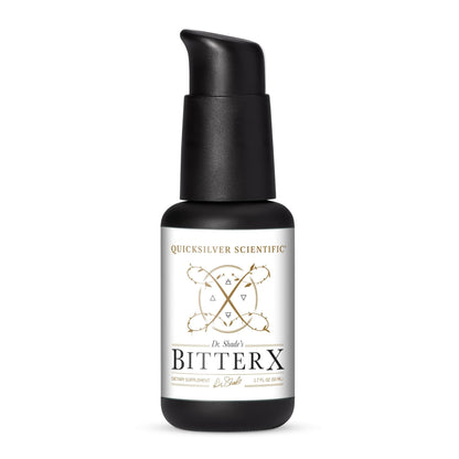Quicksilver Scientific Dr. Shade's BitterX - Highly Concentrated Bitters for Digestion - Fast Acting Digestive Support & Liver Supplement with Dandelion Root, Gentian Root, Solidago & Myrrh (50ml) - Maple Wellness Supplements