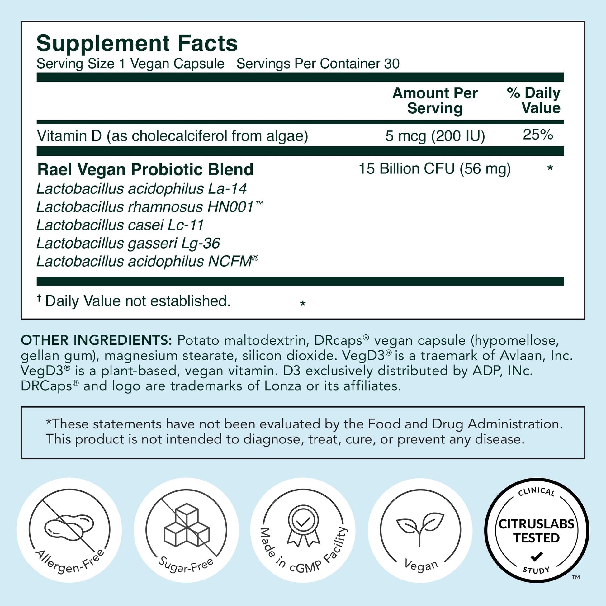 Rael Probiotics for Women - pH Balance Supplement with Prebiotics, Vaginal Immune Health (30 Servings) - Maple Wellness Supplements