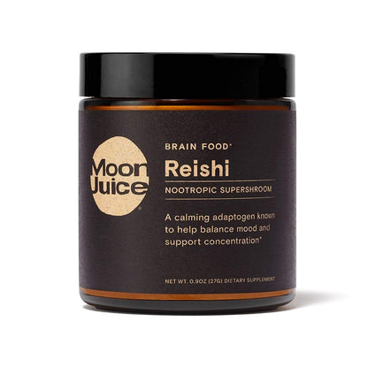 Reishi by Moon Juice - Organic Reishi Mushroom Powder Extract (700mg 1,3 and 1,6 Beta-Glucans per Serving) - Supports Mood, Concentration & Healthy Immune System - Vegan, Non-GMO (1.3oz) - Maple Wellness Supplements