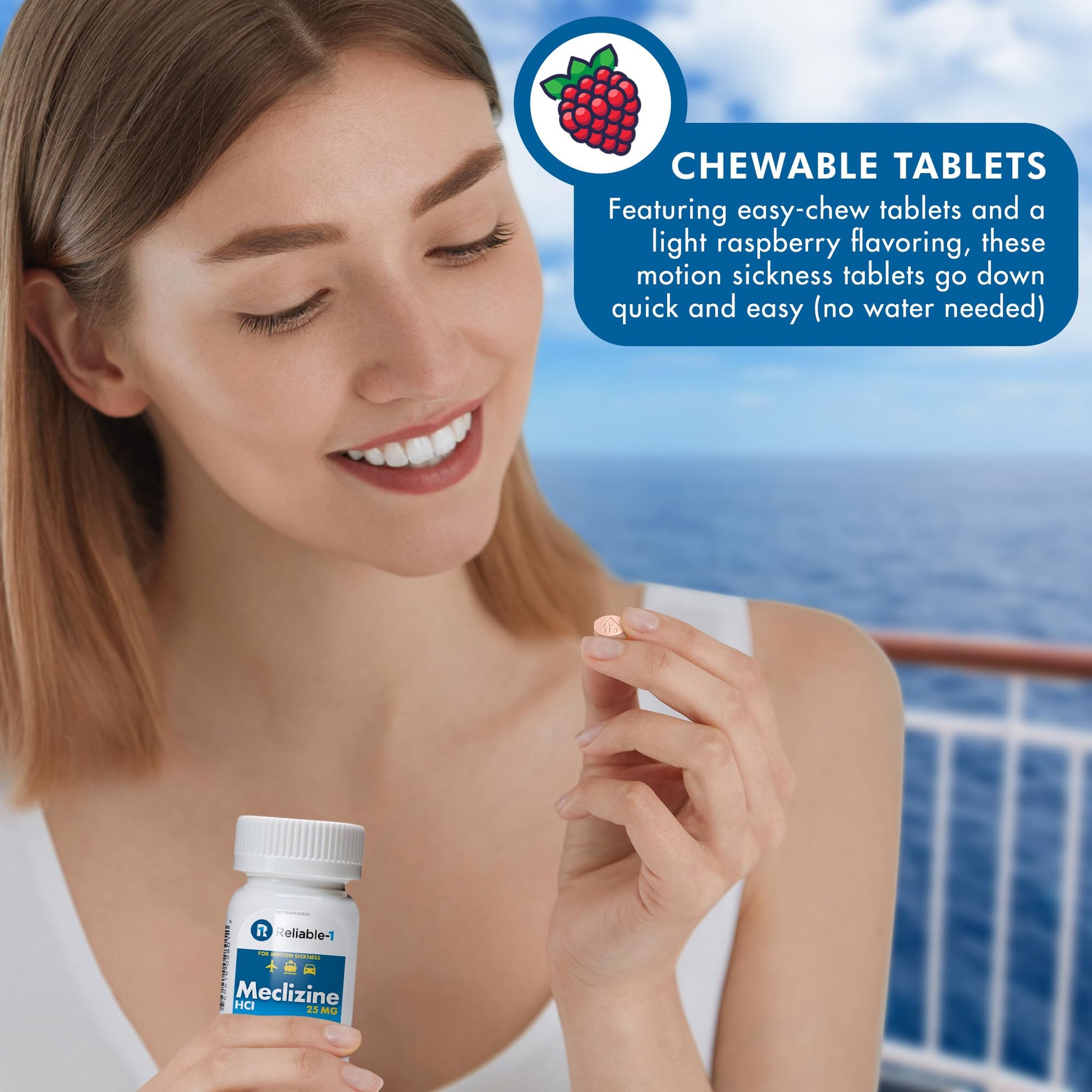 Reliable-1 Laboratories Meclizine HCL 25mg 100 Tablets (1 Bottle) - Maple Wellness Supplements