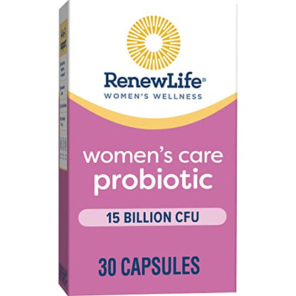 Renew Life Women's Probiotic Capsules, Supports pH Balance for Women, Vaginal, Urinary - Maple Wellness Supplements