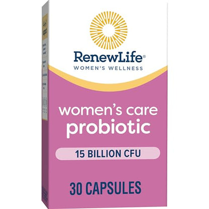 Renew Life Women's Probiotic Capsules, Supports pH Balance for Women, Vaginal, Urinary - Maple Wellness Supplements