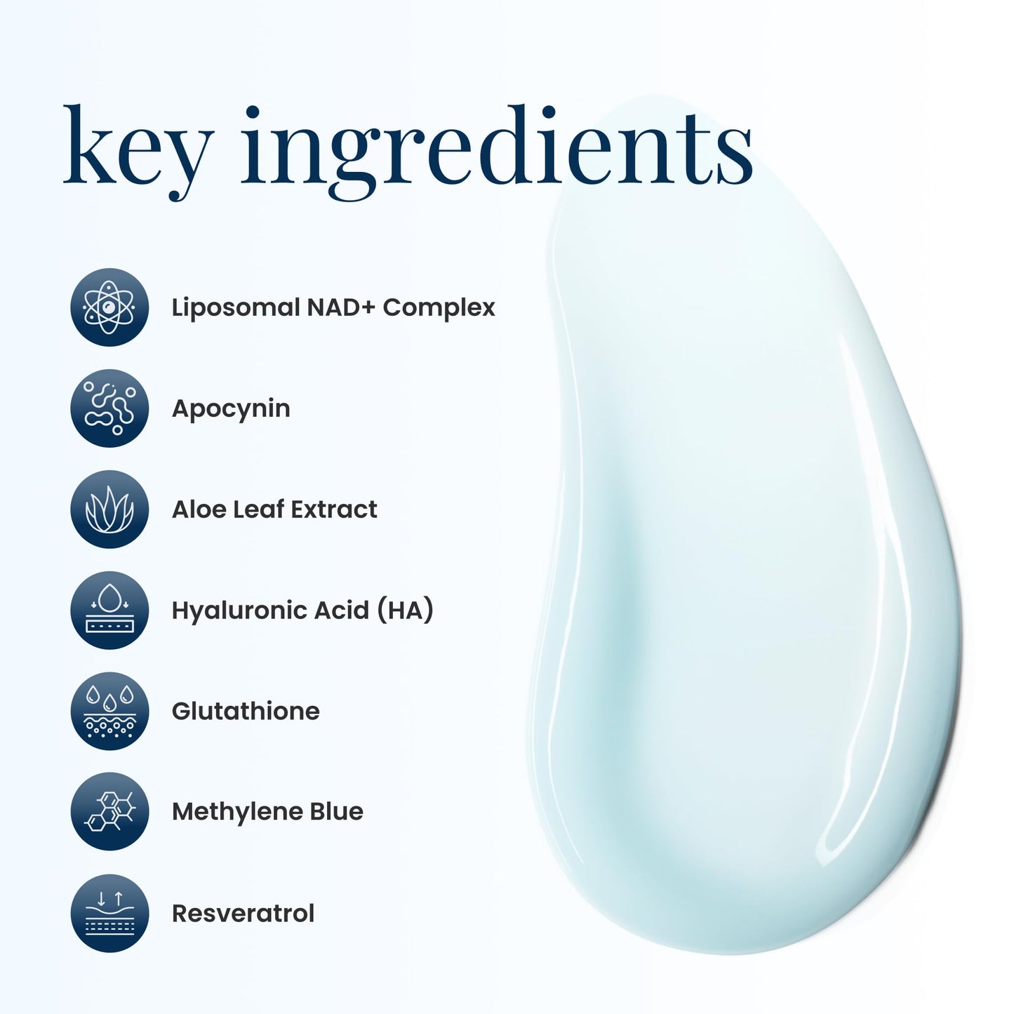 Renue Blue Methylene Blue Face Cream - Liposomal NAD+ Complex and Nutrients for Skin Rejuvenation, Deep Hydration, and Anti-Aging Support - Maple Wellness Supplements