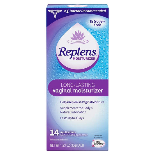 Replens Long-Lasting Vaginal Moisturizer with Reusable Applicator, 1.23 Ounce - Maple Wellness Supplements