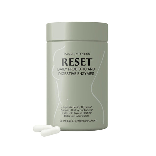 Reset Daily Probiotic + Prebiotic Plant Digestive Enzymes – Advanced Gut Reset for Women - Maple Wellness Supplements