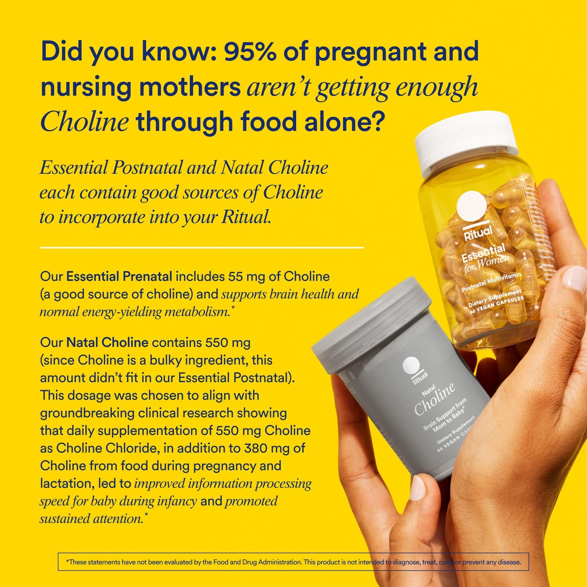 Ritual Essential for Women Postnatal Multivitamin - Postpartum Vitamin - Omega-3 DHA & Choline for Lactation Support, Vitamin A, C, D3 & Zinc - Maple Wellness Supplements