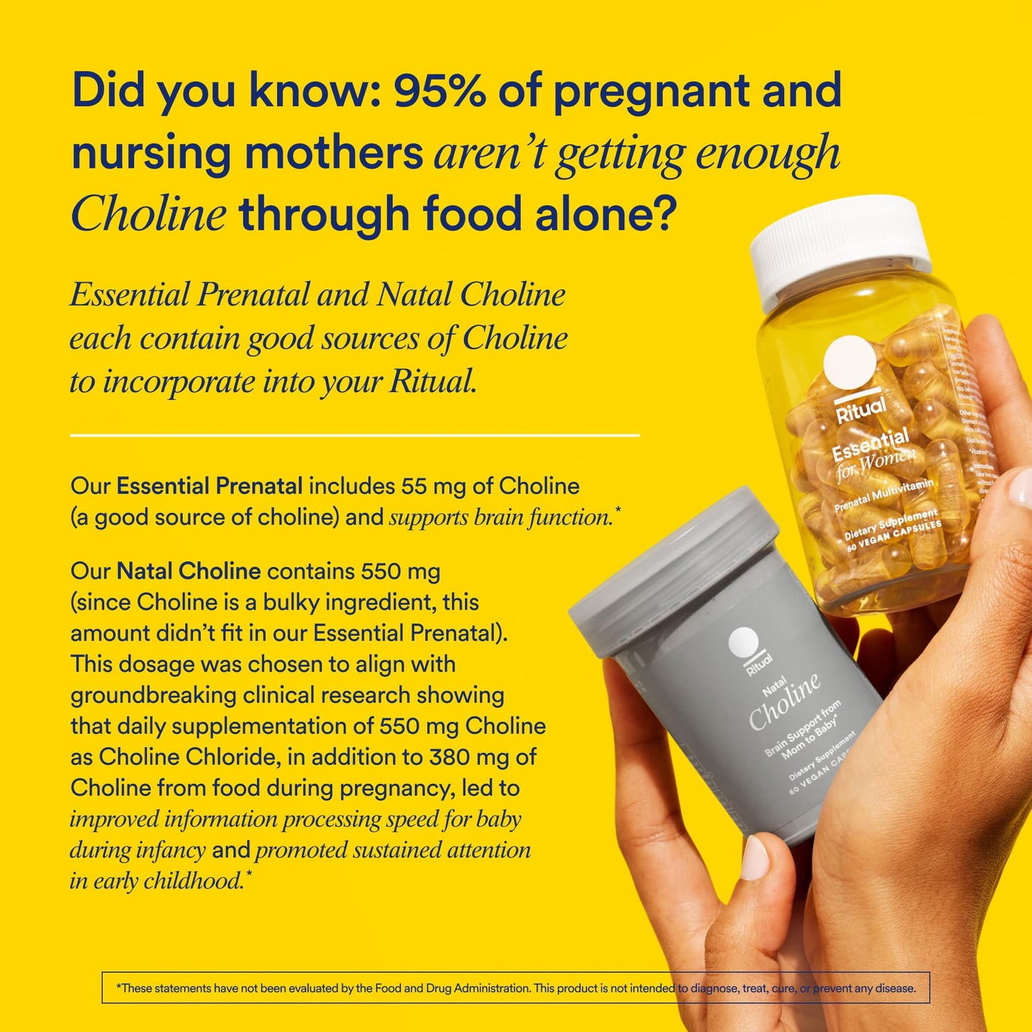 Ritual Prenatal Multivitamin For Women - Key Essential Vitamins and Minerals To Support Mom and Baby During Pregnancy* - Folate, Choline, Omega-3 DHA - Maple Wellness Supplements