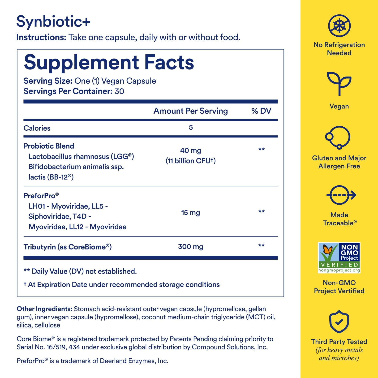 Ritual Synbiotic - Complete 3-in-1 Probiotic, Prebiotic, Postbiotic - for Women and Men - to Support Gut, Digestive Health, Regularity, Bloating - Maple Wellness Supplements