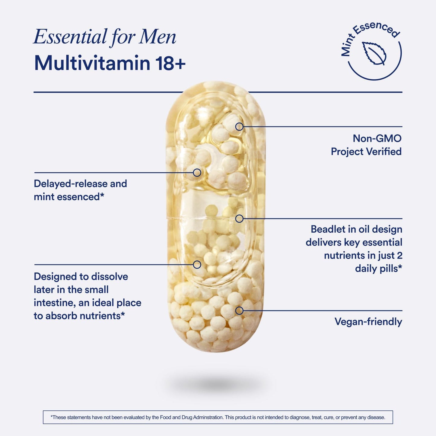 Ritual Synbiotic+ Probiotic Gut Health Support and Men's 18+ Multivitamin - Maple Wellness Supplements