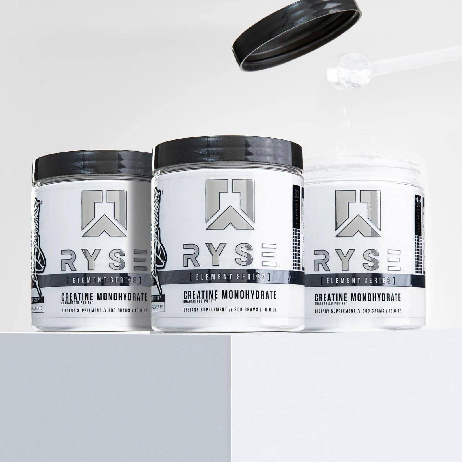 RYSE Creatine Monohydrate Powder - Unflavored - Supports Men & Women Lean Muscle Growth, Strength, Power, and Endurance - Helps Reduce Fatigue - Maple Wellness Supplements