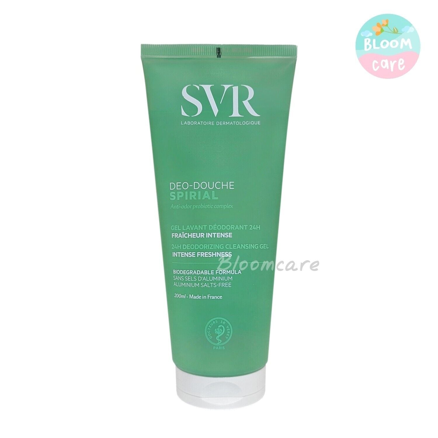 SVR Spirial Deo-Douche Deodorizing Cleansing Gel 200ml SVRBuy Supplements Australia
