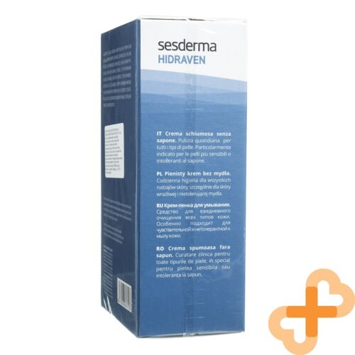 SESDERMA HIDRAVEN Foamy Soap Free Cream 300ml All Skin Types Plant SesdermaBuy Supplements Australia