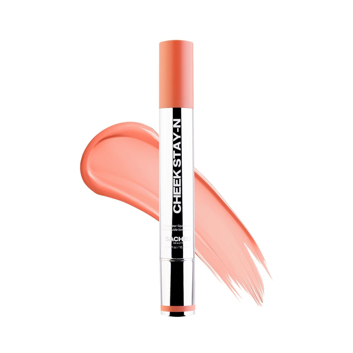 Sacheu Cheek STAY-N Liquid Blush for Cheeks — High Pigment, Buildable, Lightweight Cream Blush for Dewy & Radiant Flushed Cheeks — Long-lasting & Cruelty Free, I'm Playful - Maple Wellness Supplements