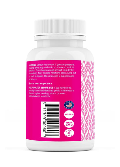 Safrel Boric Acid Vaginal Suppositories - 100% Pure Made in USA - Intimate Health Support, Vaginal Health and pH, Odor Control (30 Count) - Maple Wellness Supplements