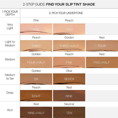 Saie Slip Tint Tinted Moisturizer with SPF 35 - Light Coverage, Glowy Skin Tint & Mineral Sunscreen for Face with Hydrating Hyaluronic Acid - Summer Makeup Essential - Shade Three (1.35 oz) - Maple Wellness Supplements