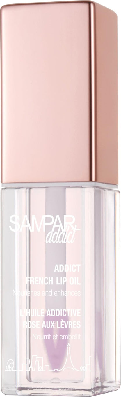 Sampar Addict French Oil with Sponge Applicator - Korean Beauty Perfect for Lip Oils & Glosses | Rosehip, Rare Beauty Tinted Lip Oil, Broadway Vita-Lip Gloss, Saie Glossy Bounce, - Maple Wellness Supplements